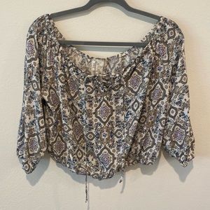 Sadie & Sage Off the Shoulder Floral Top